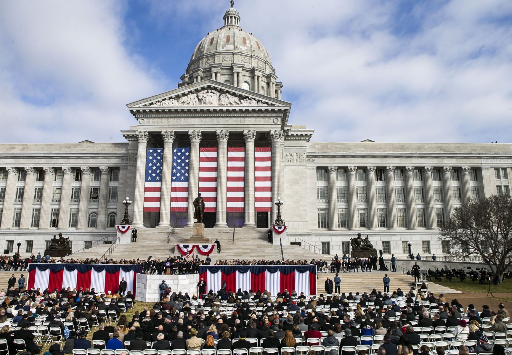 Governor Parson sworn in at Bicentennial Inauguration